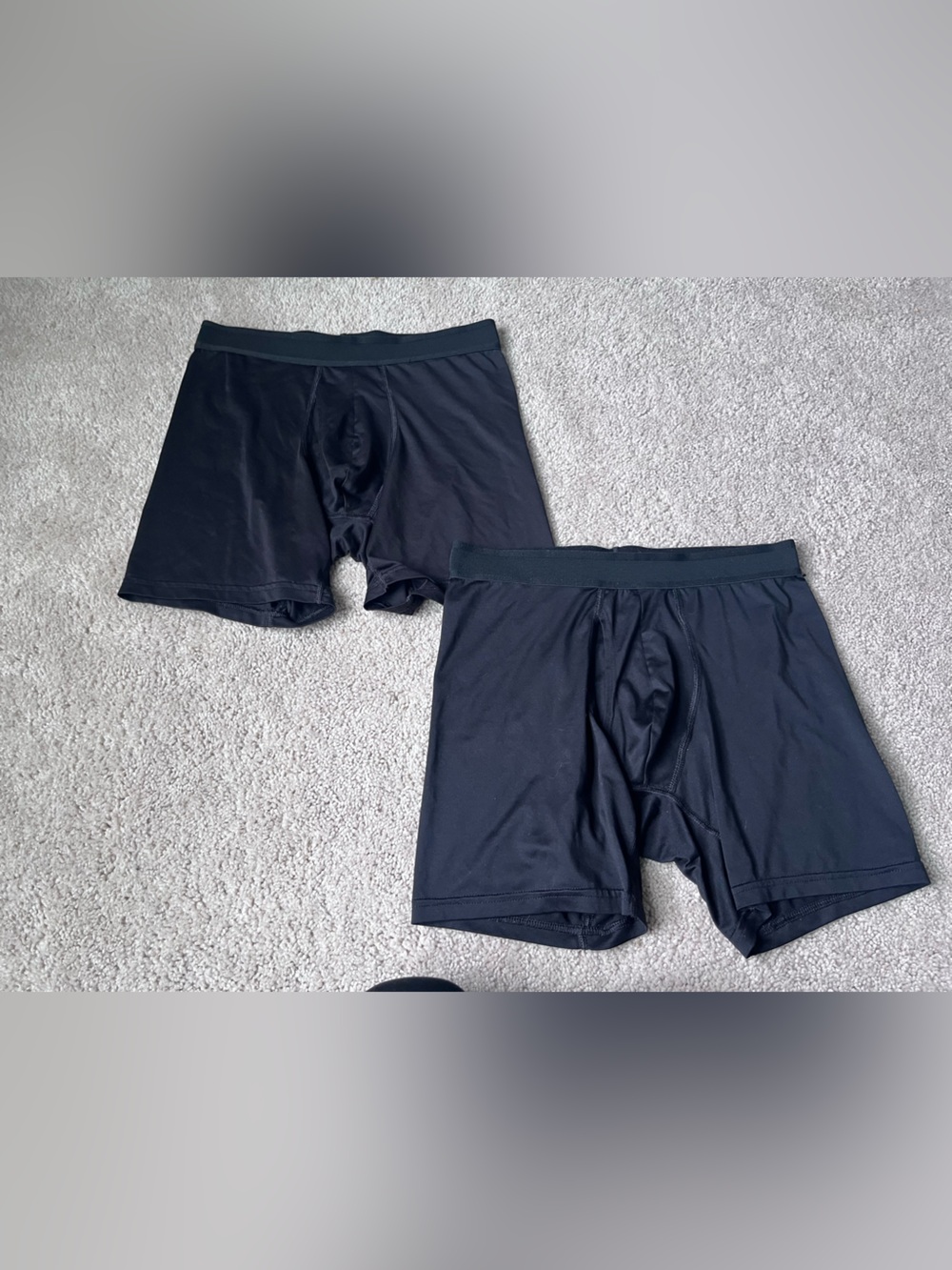 Athletic Works Black Boxer Briefs - Men's 2-Pack